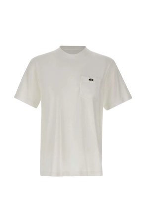 Lacoste logo-patch T-shirt - White