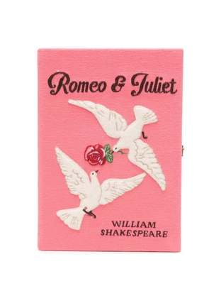 Olympia Le-Tan doves appliqué 'Romeo and Juliet' mini bag - Pink