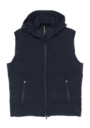 Paul & Shark hooded quilted vest - Blue