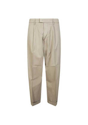 DONDUP pleated carrot trousers - Neutrals