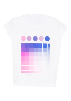 Pleats Please Issey Miyake graphic-print t-shirt - White