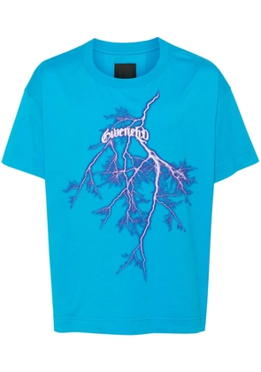 Givenchy logo-print cotton T-shirt - Blue