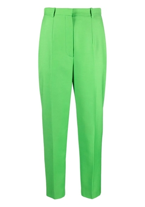 Alexander McQueen high-waisted cropped trousers - Green
