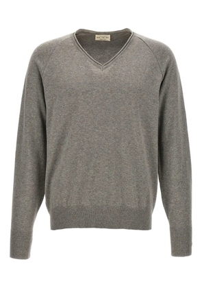 Ma'ry'ya V-neck raglan-sleeve sweater - Grey