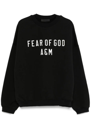 FEAR OF GOD ESSENTIALS logo-embroidered sweatshirt - Black