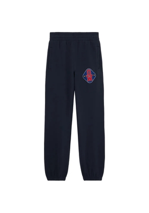 Off-White Royal patch cuff track pants - Blue