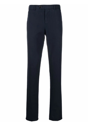 Brunello Cucinelli mid-rise slim chinos - Blue