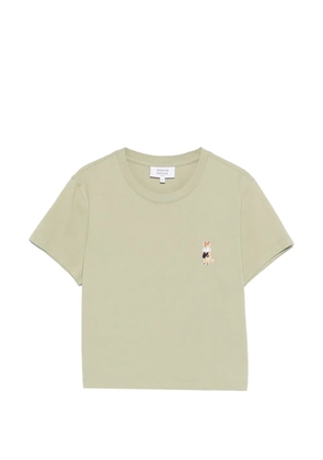 Maison Kitsuné embroidered T-shirt - Green