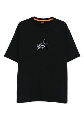 BOSS logo-print T-shirt - Black