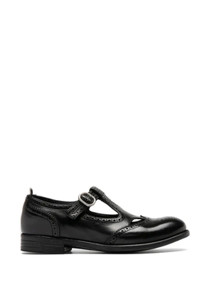 Officine Creative Calixte perforated leather loafers - Black