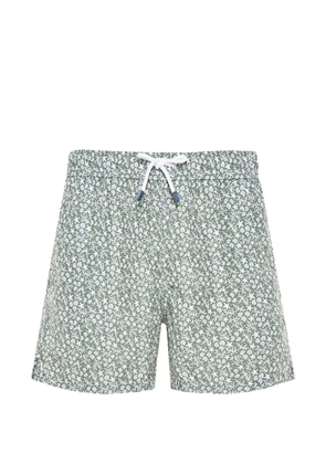 Fedeli floral-print swim shorts - Green