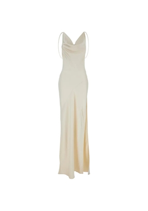 THE ANDAMANE cowl-neck slip dress - Neutrals