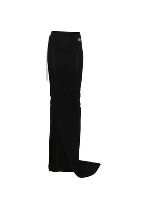 Moncler + Rick Owens slit skirt - Black