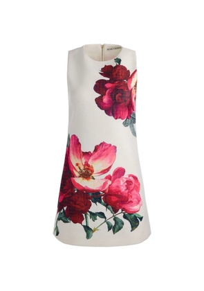 alice + olivia Clyde floral A-line shift mini dress - Neutrals