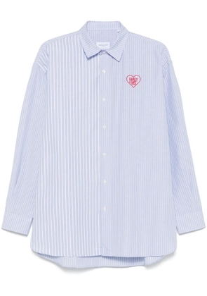 Family First striped shirt - Blue