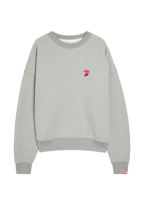 Cherry LA Western Athletic logo-embroidered sweatshirt - Grey