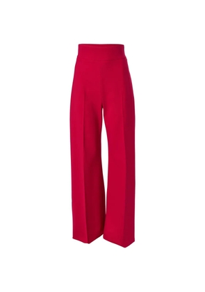 Carolina Herrera Diane wide-leg trousers - Red
