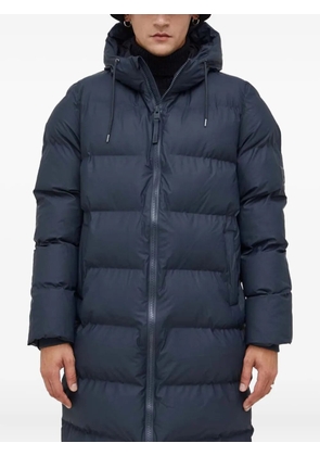 Rains Alta hooded-neckline quilted jacket - Blue