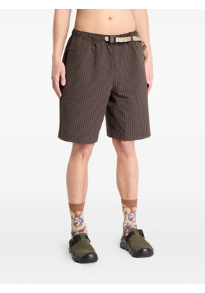 Brain Dead belted shorts - Brown