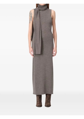 STAUD Canal roll-neck maxi dress - Brown