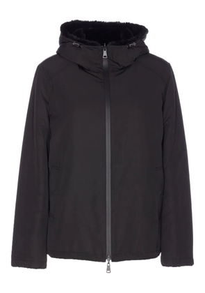 LOU ANDREA reversible zip-closure jacket - Black