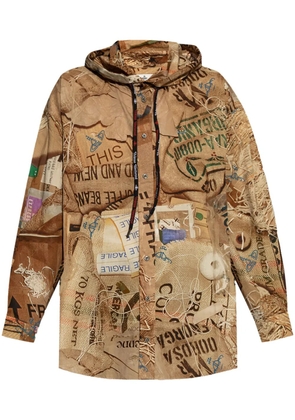 Vivienne Westwood Rib hooded shirt - Neutrals