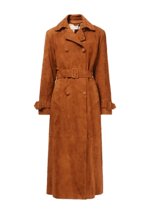 Nour Hammour Tate double-breasted belted coat - Brown
