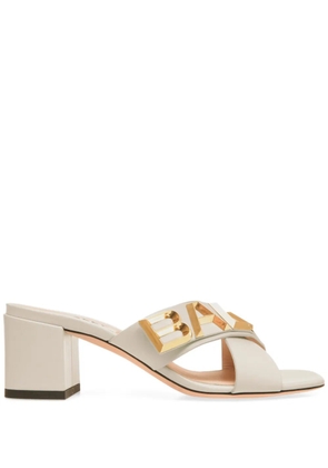 Bally Larise 55mm leather sandals - White