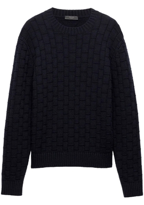 Prada crew-neck cashmere sweater - Blue