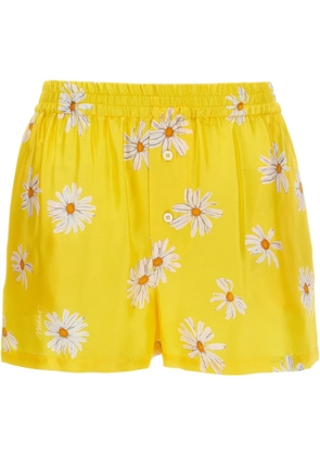 Moschino Margherite shorts - Yellow