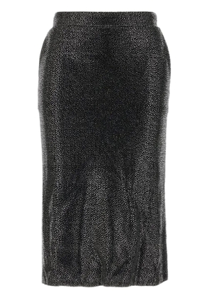 Giuseppe Di Morabito crystal-embellished midi skirt - Black