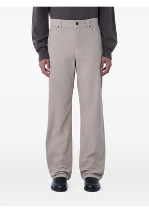 The Row corduroy mid-rise trousers - Neutrals