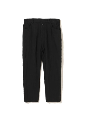 Undercover regular linen trousers - Black