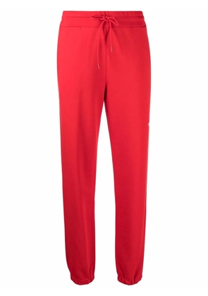 MSGM drawstring logo-print joggers - Red