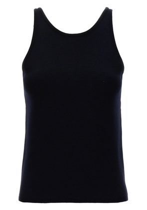 Max Mara stretch-wool tank top - Blue