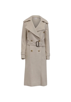 Victoria Beckham double-breasted belted trench coat - Neutrals