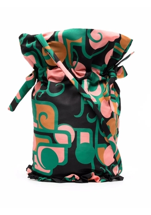 La DoubleJ Tree of Life crossbody bag - Black