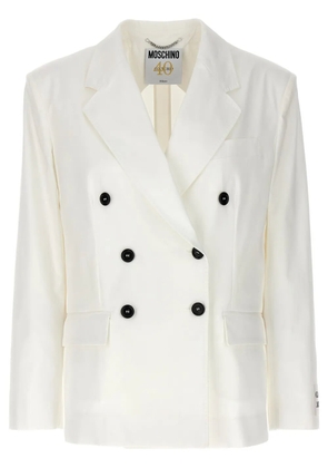 Moschino double-breasted blazer - White