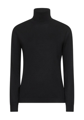 Blanca Vita turtleneck ribbed-cuff sweater - Black