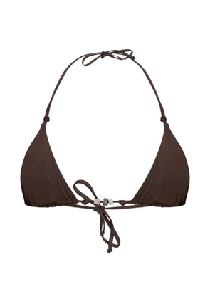 Bond-eye Indi reversible bikini top - Brown