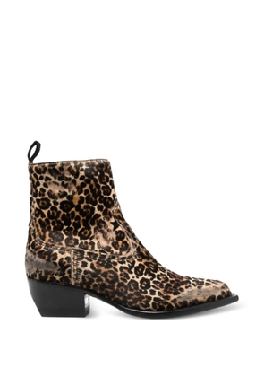 Golden Goose leopard-print boots - Neutrals