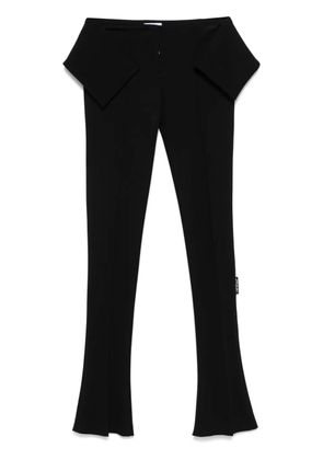 Off-White belt-detail slim-fit trousers - Black