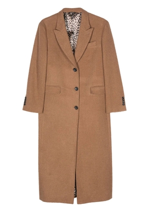 ERALDO bouclé coat - Brown