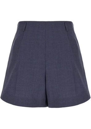 Givenchy high-waisted wool shorts - Blue
