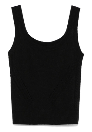 Ermanno Scervino knitted tank top - Black