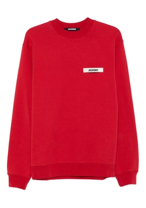 Jacquemus The Gros Grain crew-neck sweatshirt - Red