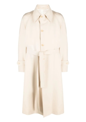 Giuliva Heritage tied-waist trench coat - Neutrals