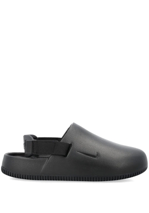 Nike Calm logo-debossed slippers - Black