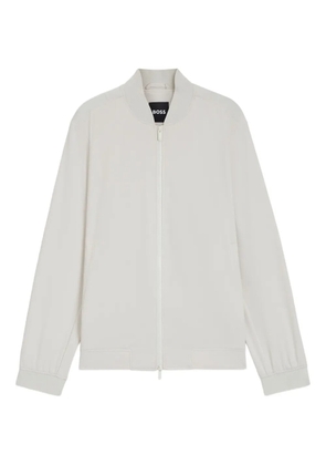 BOSS zip-up lightweight jacket - White