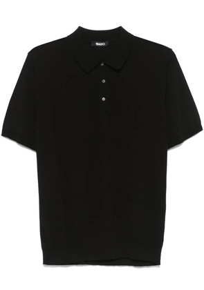 ERALDO knitted polo shirt - Black